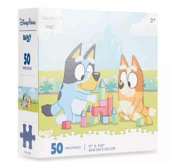 Disney Bluey and Bingo Disney Parks Puzzle New 50 Pieces