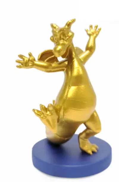 Disney 50th Walt Disney World Gold Fab 50 Figment Vinyl Figure New Opened Box