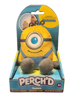 Universal Studios Perch'd James Shoulder Plush "Minions & Monsters" New With Tag