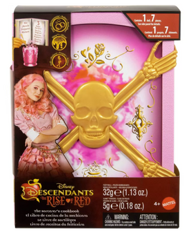 Disney’s Descendants Rise of Red The Sorcerer Cookbook 12.5" Doll New with Tag