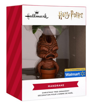 Hallmark Harry Potter Mandrake Christmas Ornament New with Box