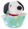 Hallmark Peanuts Zip-Along Snoopy in Egg Easter Plush, 4" New With Tag