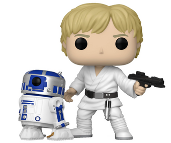 Funko Pop! Movie Poster Star Wars A New Hope Luke Skywalker w R2-D2 New With Box