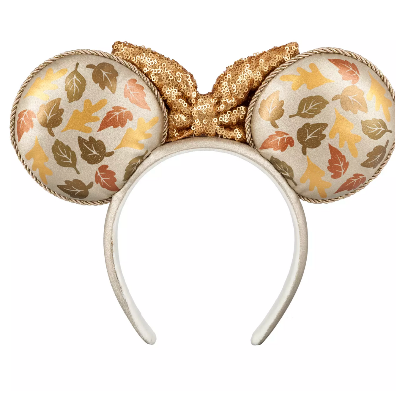 Disney Parks Minnie Fall Leaves Ear Headband for Adults New with Tag