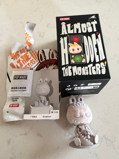 Pop Mart Labubu The Monsters Almost Hidden Sculpture Figure USA SELLER New