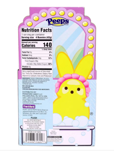 Peeps Plush Get Ready with Me Easter Gift Set - 1.5oz Easter New With Tag