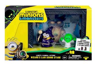Illumination's Minions & Monsters Figure 2pc Wizard's Lair Sound Stage Toy New