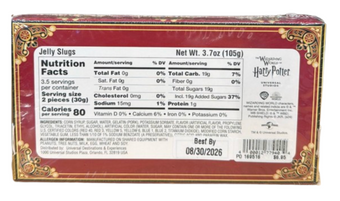 Universal Studios Harry Potter Honeydukes Jelly Slugs Gummy Treats New With Box