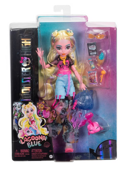 Monster High 12.7" Lagoona Blue Fashion Doll Blonde Hair Toy New With Box