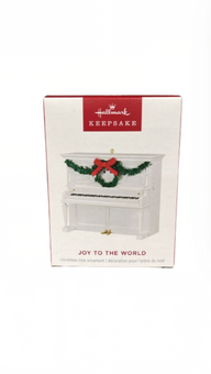 Hallmark 2024 Keepsake Joy to the World Piano Musical Christmas Ornament New