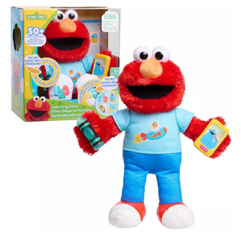 Sesame Street Plush Learning Elmo Toy New With Tag