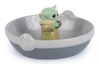 Disney Parks Grogu Sculpted Dish Tray Star Wars New With Tag