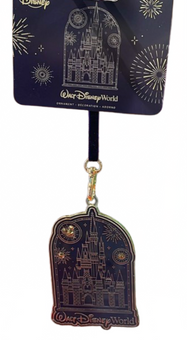 Disney Parks 2025 Cinderella Castle Metal Gold Christmas Ornament New With Tag