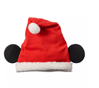 Disney Classics Christmas Santa Mickey Floppy Hat for Baby New with Tag