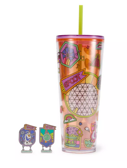 Disney Parks WDW EPCOT Starbucks Tumbler Mystery Pin Blind New With Tag