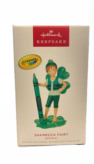 Hallmark 2024 Keepsake Crayola Shamrock Fairy Christmas Ornament New with Box