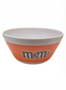 M&M's World Orange Character Silhouette Melamine Satin Finish Bowl New