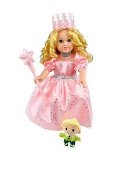 My Life As Wizard of Oz Glinda Good Witch 18-inch Doll Blonde Hair Blue Eyes New