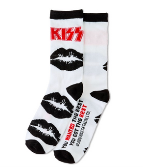KISS Band Crew Socks One Size Fits Most Unisex with Collectible Box New