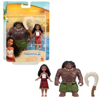 Disney Moana 2 Moana & Maui Ocean Adventures Small Dolls Set New with Box