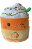 Original Squishmallows Halloween Delindy Orange Pumpkin Spice Latte Plush New