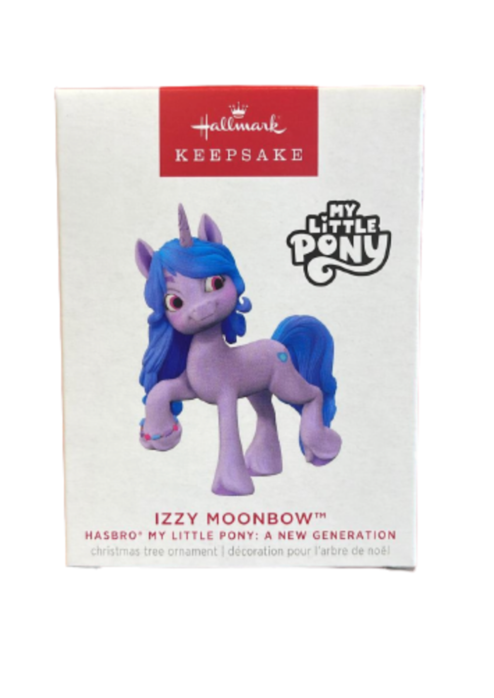 Hallmark 2023 Keepsake Hasbro My Little Pony Izzy Moonbow Christmas Ornament New