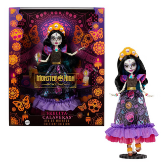 Monster High Howliday Dia De Muertos Skelita Calaveras Fashion Doll New With Box