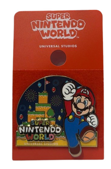 Universal Studios Super Nintendo World Mario Kart Fireworks Pin New With Card