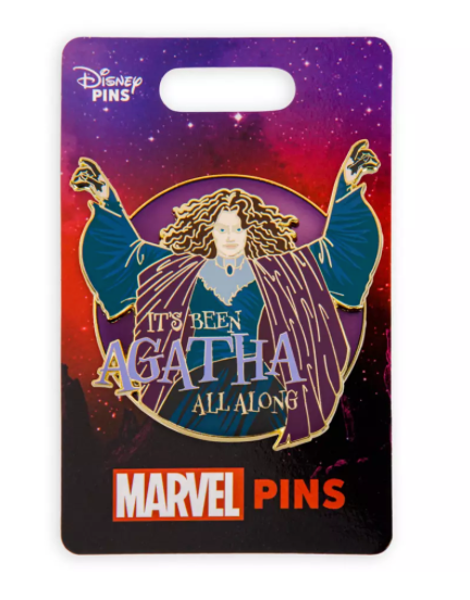 Disney Parks Agatha Pin – Marvel Villains – Limited Release New With Card