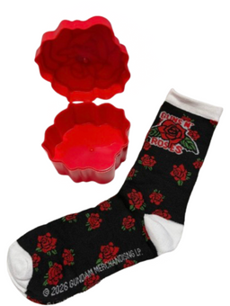 Guns N' Roses Band Crew Socks One Size Fits Most Unisex w Collectible Box New