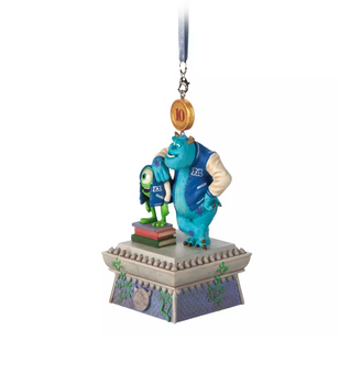 Disney 10th Monsters University Legacy Sketchbook Christmas Tree Ornament New