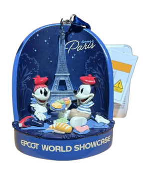 Disney Parks Epcot France L'amour a Paris Mickey Minnie Christmas Ornament New