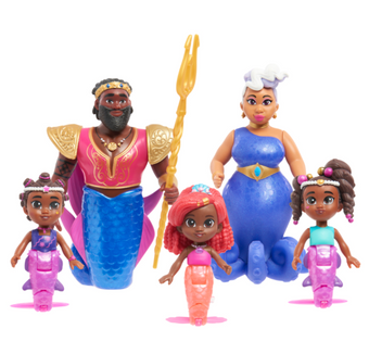 Disney Junior Ariel Royal Family Figure Set Toy New With Box