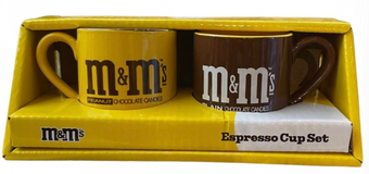 M&M's World Heritage Coffee Espresso Mug Set New with Box