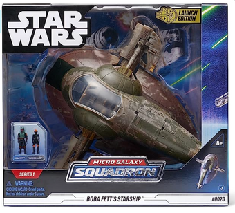 Disney Star Wars Micro Galaxy Squadron Starship Class Boba Fett’S Starship New