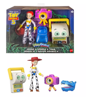Disney Parks Jessie and Double A Team Action Figure Set Toy Story 5 New With Tag