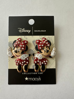 Disney Baublebar for Macy's Thanksgiving Day Parade Minnie Earrings New w Card