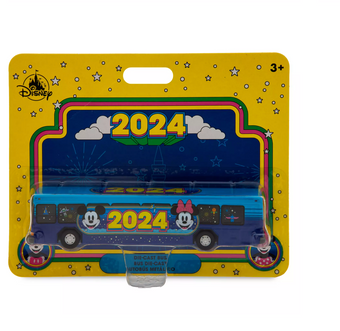Disney Parks WDW 2024 Die Cast Metal Toy Bus New with Card