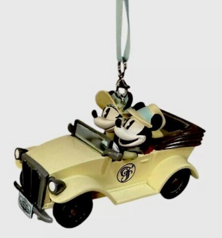 Disney Parks Grand Floridian Resort Mickey Car Christmas Ornament New With Tag