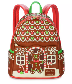 Disney Parks Mickey Mouse Gingerbread Loungefly Backpack Disney Eats New W Tag