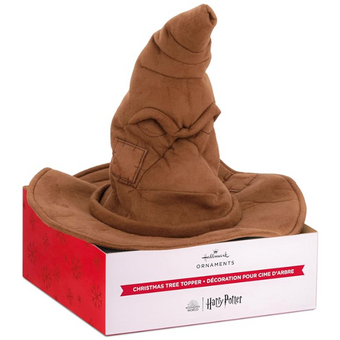 Hallmark Harry Potter Sorting Hat Christmas Tree Topper New with Box