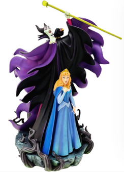 Disney Parks Aurora Sleeping Beauty & Maleficent Figurine Statue New With Box
