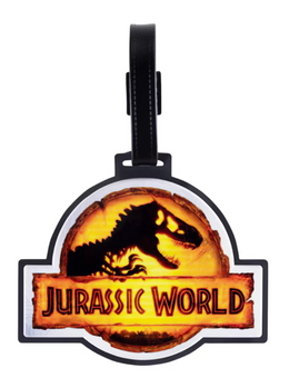 Universal Studios Jurassic World Amber Logo Luggage Tag New With Tag