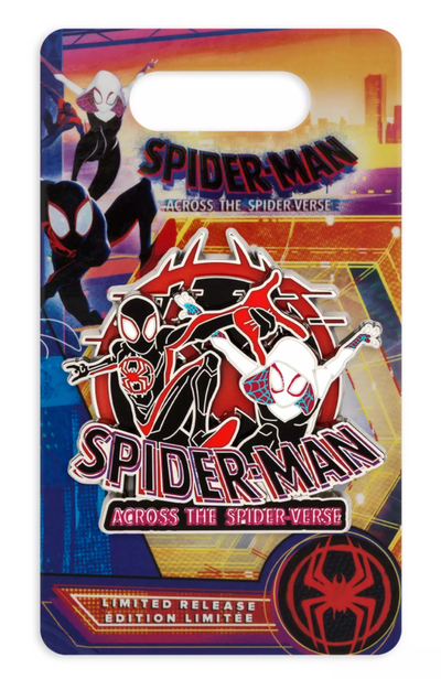 Disney Parks Spider-Man: Across the Spider-Verse Logo Pin Limited New with Card