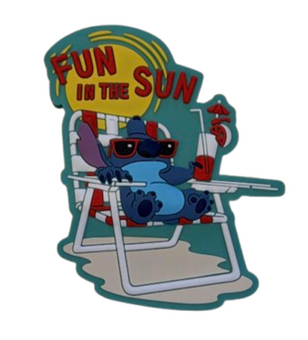 Disney Parks Stitch Fun in the Sun Magnet New With Tag