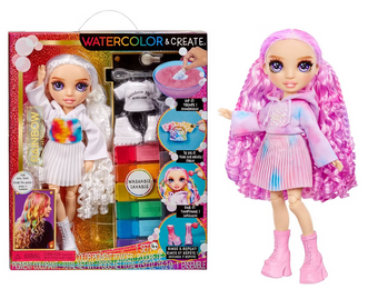 Rainbow High Watercolor & Create Fashion DIY Doll Toy New With Box