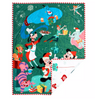 Disney Mickey and Friends Reversible Holiday Christmas Fleece Throw New