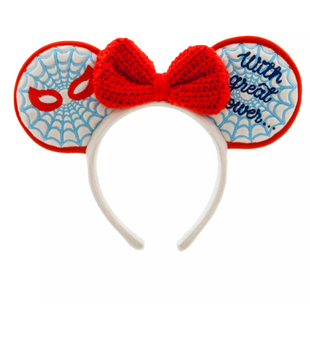 Disney Parks Spider-Man With Great Power Ear Headband for Adults New with Tag