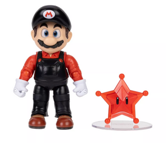 The Super Mario Galaxy Movie 5" Figure Series Flying Mario Figure Toy New W Box