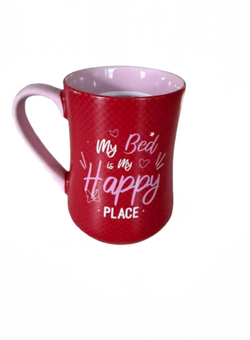 Disney Parks Minnie My Bed is My Happy Place Morning Coffee Mug New